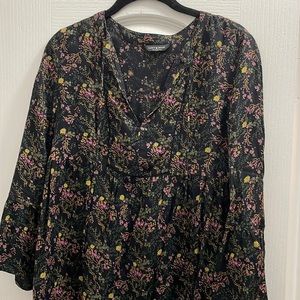 Lucky brand peplum blouse